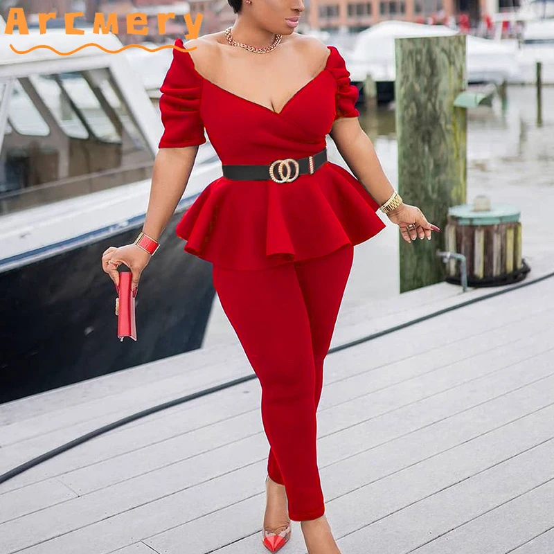 2 Pieces Sets Plunge V-neck Short Sleeve Top & Bodycon Skinny Pants Elegant Outwear
2 Pieces Sets Plunge V-neck Short Sleeve Top & Bodycon Skinny Pants Elegant Outwear