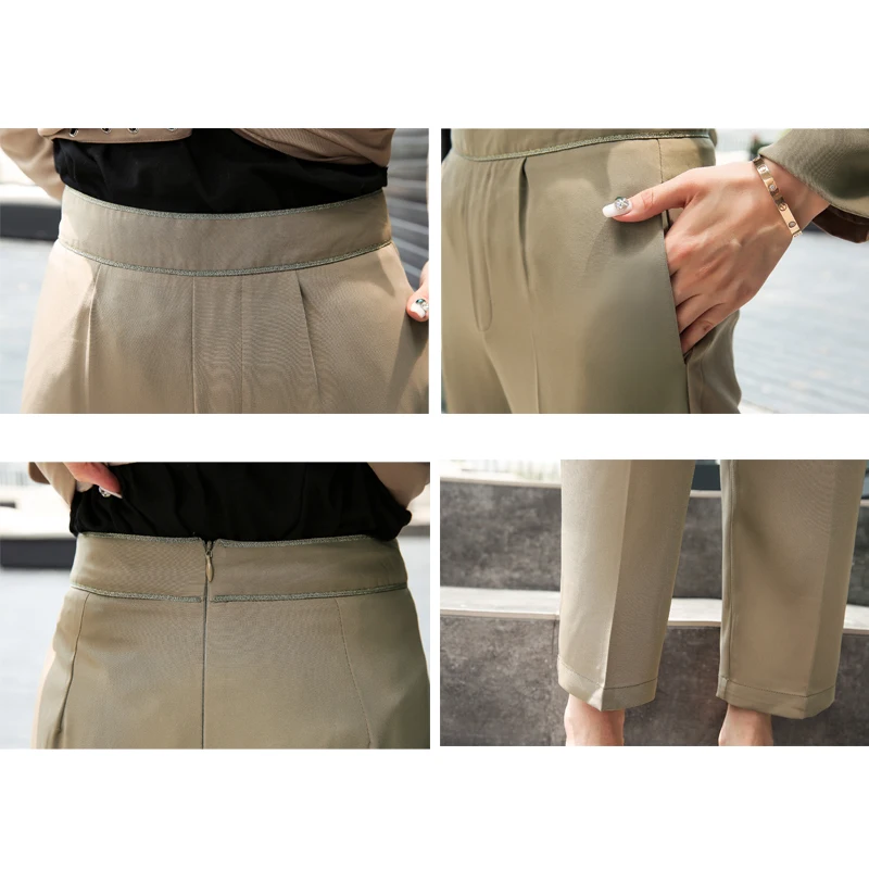 Mozuleva Casual Bandage Pockets Pant Suits for Women Turn-down Collar Blazer & Straight Pants Female Suits Fashion Business Set
Mozuleva Casual Bandage Pockets Pant Suits for Women Turn-down Collar Blazer & Straight Pants Female Suits Fashion Business Set