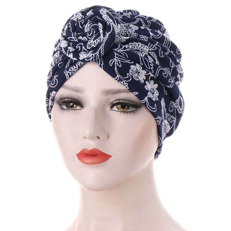 Women African pattern flower turban Muslim Turban headscarf headwrap Lady Chemo Cap Bandanas Hair Accessories Spiral Turban Cap
Women African pattern flower turban Muslim Turban headscarf headwrap Lady Chemo Cap Bandanas Hair Accessories Spiral Turban Cap
