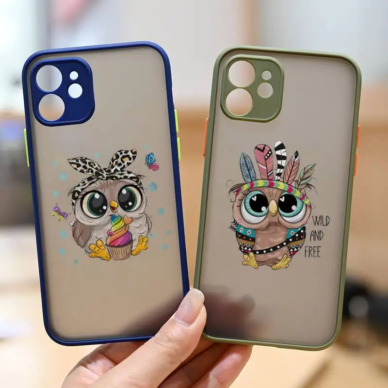 Cute owl cartoon funny Phone Case matte transparent For Clear Funda sapphire iPhone 7 8 x xs xr 11 12 13 pro plus max mini
Cute owl cartoon funny Phone Case matte transparent For Clear Funda sapphire iPhone 7 8 x xs xr 11 12 13 pro plus max mini