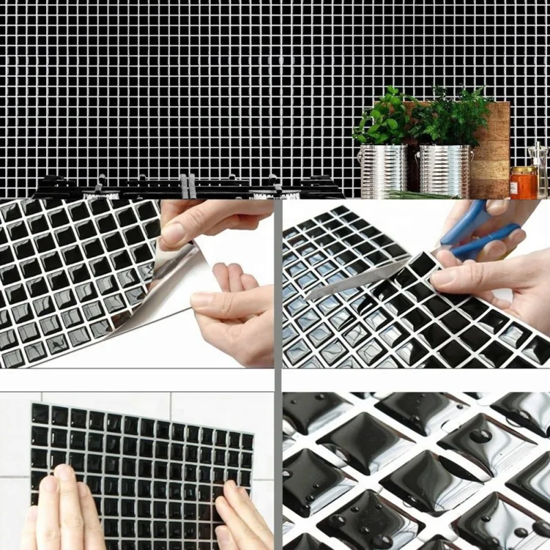 3D Square 25x25CM Self-adhesive Wallpaper Household Simple Wall Stickers TV Background Wall Stickers
3D Square 25x25CM Self-adhesive Wallpaper Household Simple Wall Stickers TV Background Wall Stickers