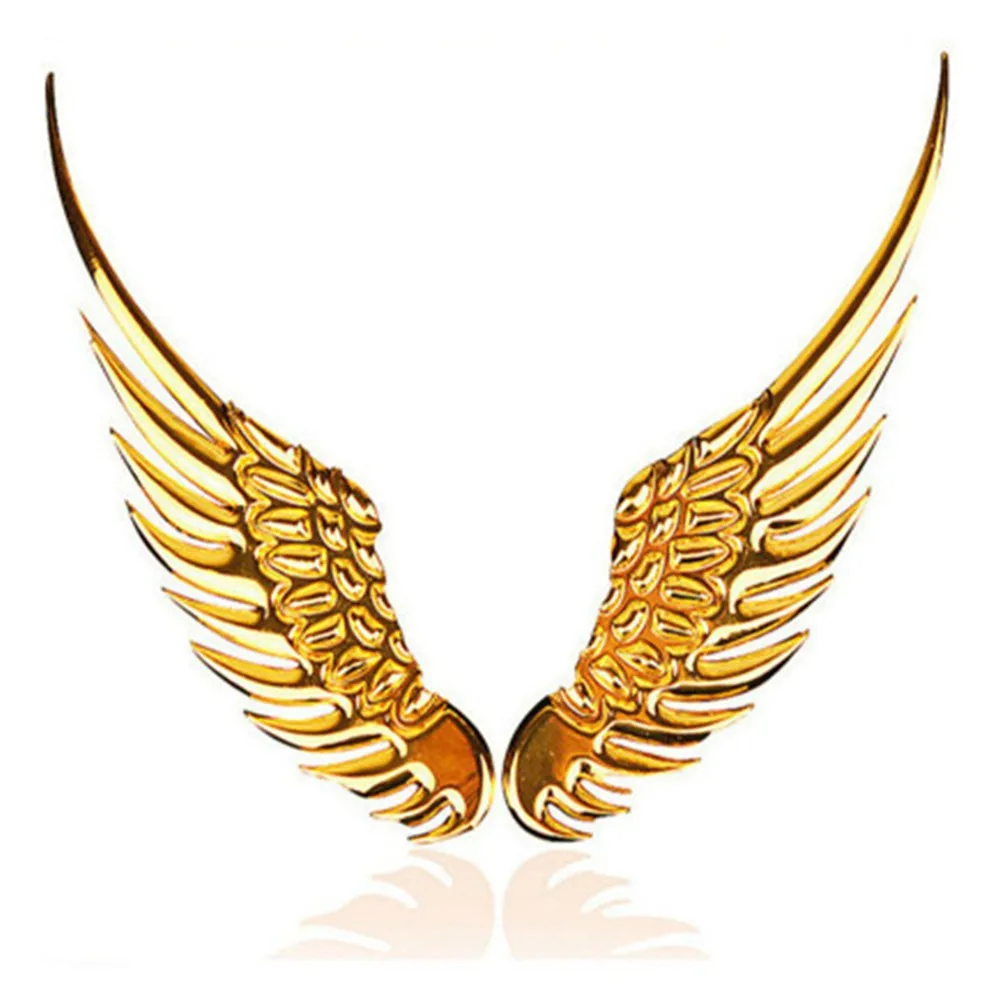 2pcs Wings Car Stickers Gold Sliver Metal 3D Double-sided Tape Stick Decals DIY Motorcycle Auto Styling Tools Accessories
2pcs Wings Car Stickers Gold Sliver Metal 3D Double-sided Tape Stick Decals DIY Motorcycle Auto Styling Tools Accessories