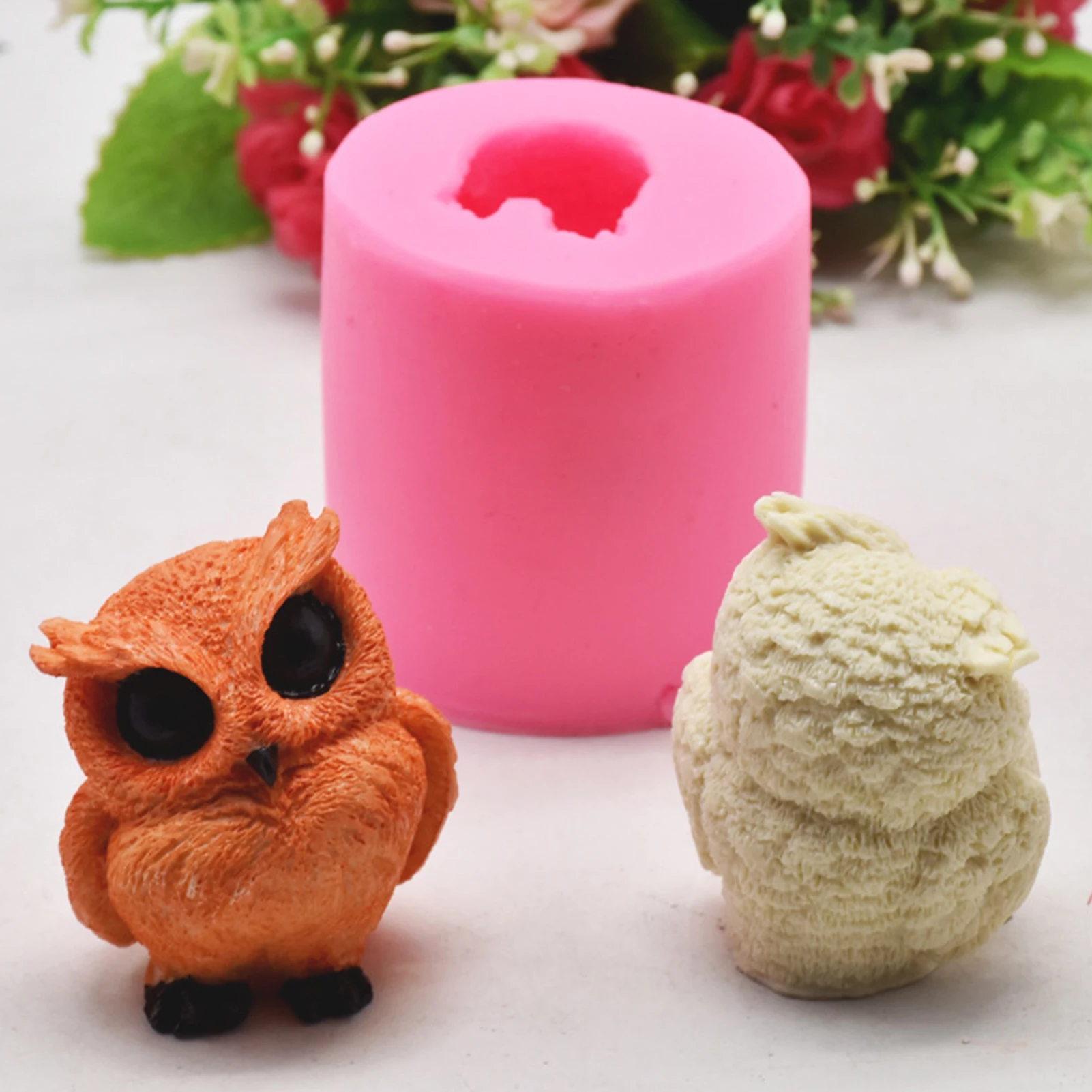 3D Owl Fondant Silicone Mold Chocolate Soap Cake Decorating Mould Candle Making Supplies Cute Animal Shape Home Decoration
3D Owl Fondant Silicone Mold Chocolate Soap Cake Decorating Mould Candle Making Supplies Cute Animal Shape Home Decoration