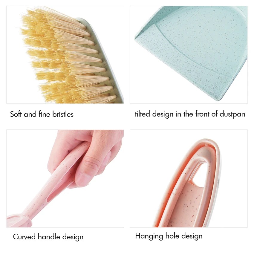Mini Hand Broom and Dustpan Combo Ergonomic Brush Design Dustpan and Brush Set for House Floor Sofa Office Desk Cleaning
Mini Hand Broom and Dustpan Combo Ergonomic Brush Design Dustpan and Brush Set for House Floor Sofa Office Desk Cleaning