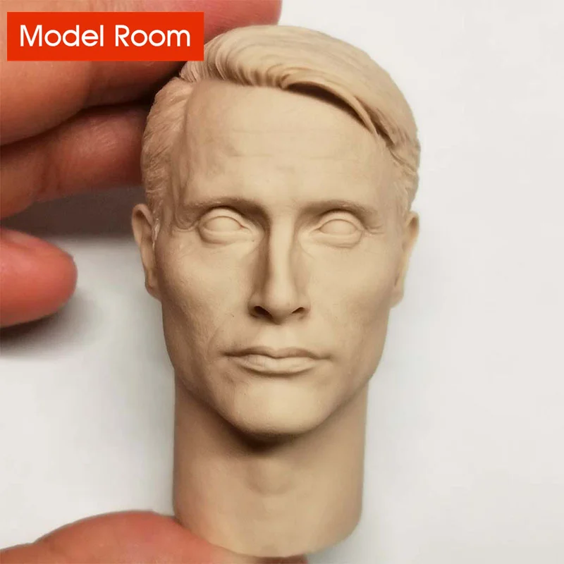 Unpainted 1/6 Mads Mikkelsen Head Sculpt Soldier Carving Model Fit 12'' Male Soldier Action Figure Body Dolls
Unpainted 1/6 Mads Mikkelsen Head Sculpt Soldier Carving Model Fit 12'' Male Soldier Action Figure Body Dolls