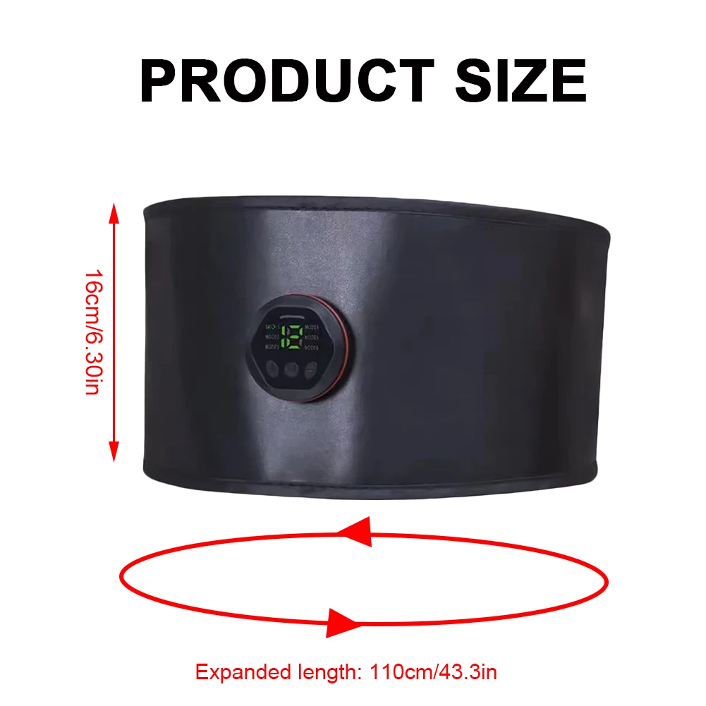 New 15 Speeds Toning Training Belt Rechargeable Muscle Training EMS Technology Waist Trimmer For Men Women
New 15 Speeds Toning Training Belt Rechargeable Muscle Training EMS Technology Waist Trimmer For Men Women