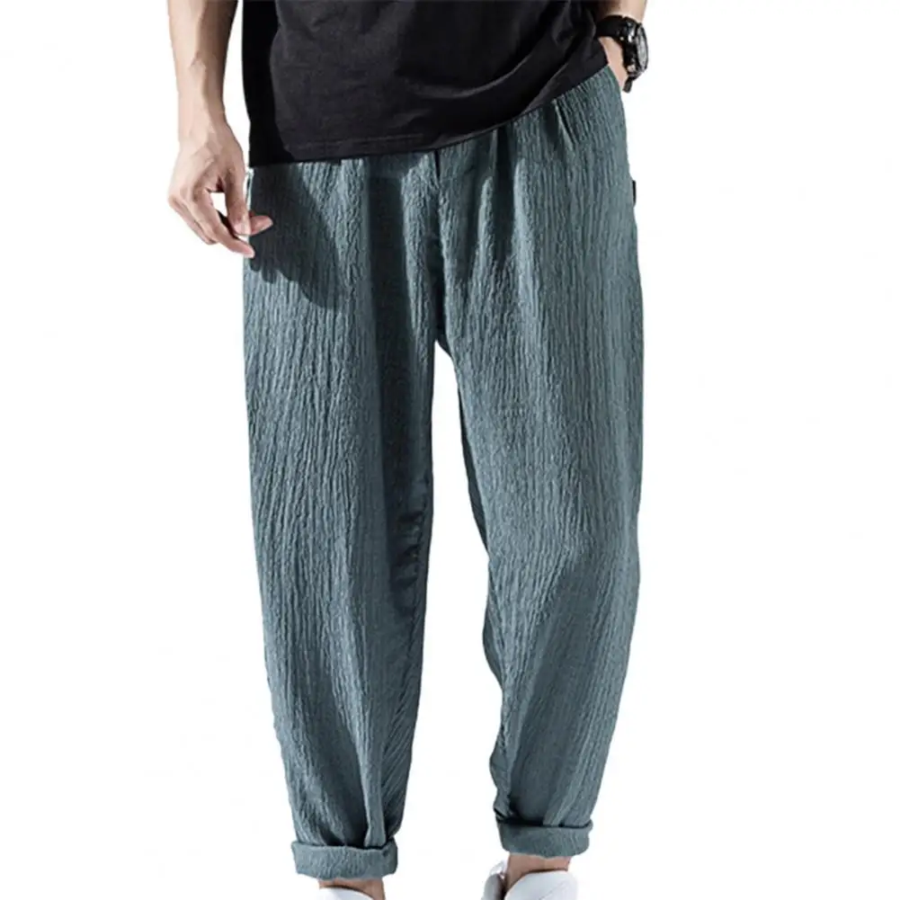 Men Super Thin Drawstring Solid Color Multi Pockets Harem Pants Trousers Slim Loose Men Casual Pants for Sports ropa de hombre
Men Super Thin Drawstring Solid Color Multi Pockets Harem Pants Trousers Slim Loose Men Casual Pants for Sports ropa de hombre