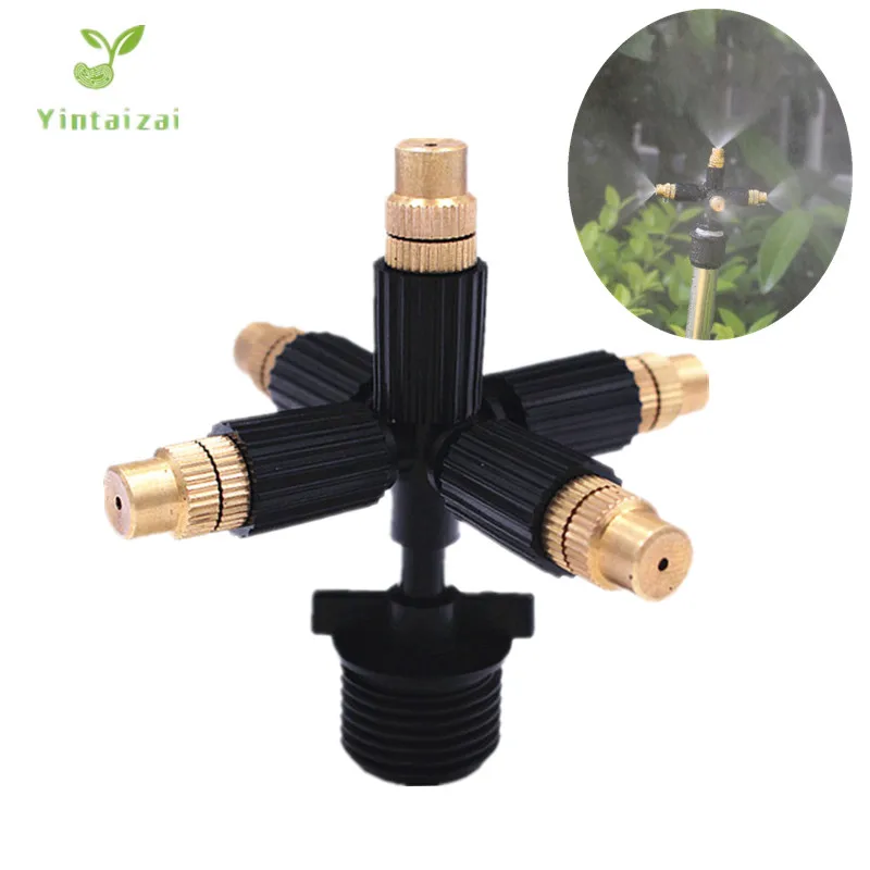 10PCS Brass Misting Sprinkler With 1/2"Male Connnector Watering Fittings Micro Irrigation Dust Removal and Garden Watering
10PCS Brass Misting Sprinkler With 1/2"Male Connnector Watering Fittings Micro Irrigation Dust Removal and Garden Watering