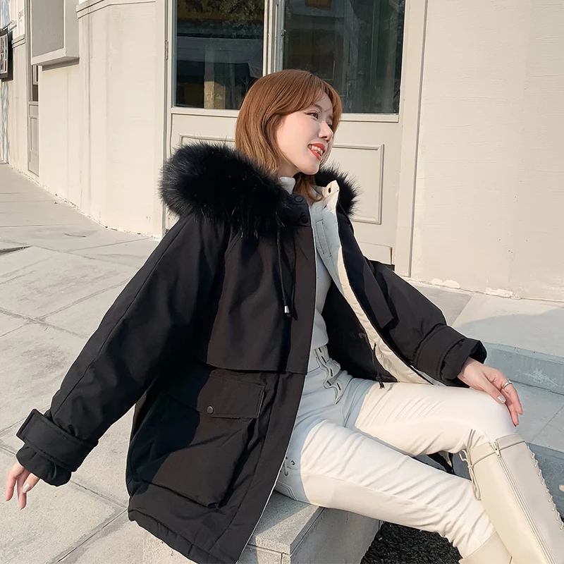 Women Winter Parkas 2020 casual jackets coat big fur collar hooded parka thick warm sweet jacket female outwear coats plus size 
Women Winter Parkas 2020 casual jackets coat big fur collar hooded parka thick warm sweet jacket female outwear coats plus size