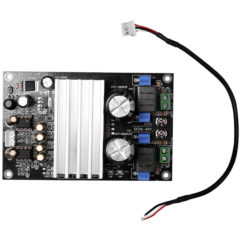 TPA3255 Audio Amplifier Board High Power 300W + 300W 2.0 Channel Class D Digital DC24-48V Power Amplifier Board
TPA3255 Audio Amplifier Board High Power 300W + 300W 2.0 Channel Class D Digital DC24-48V Power Amplifier Board