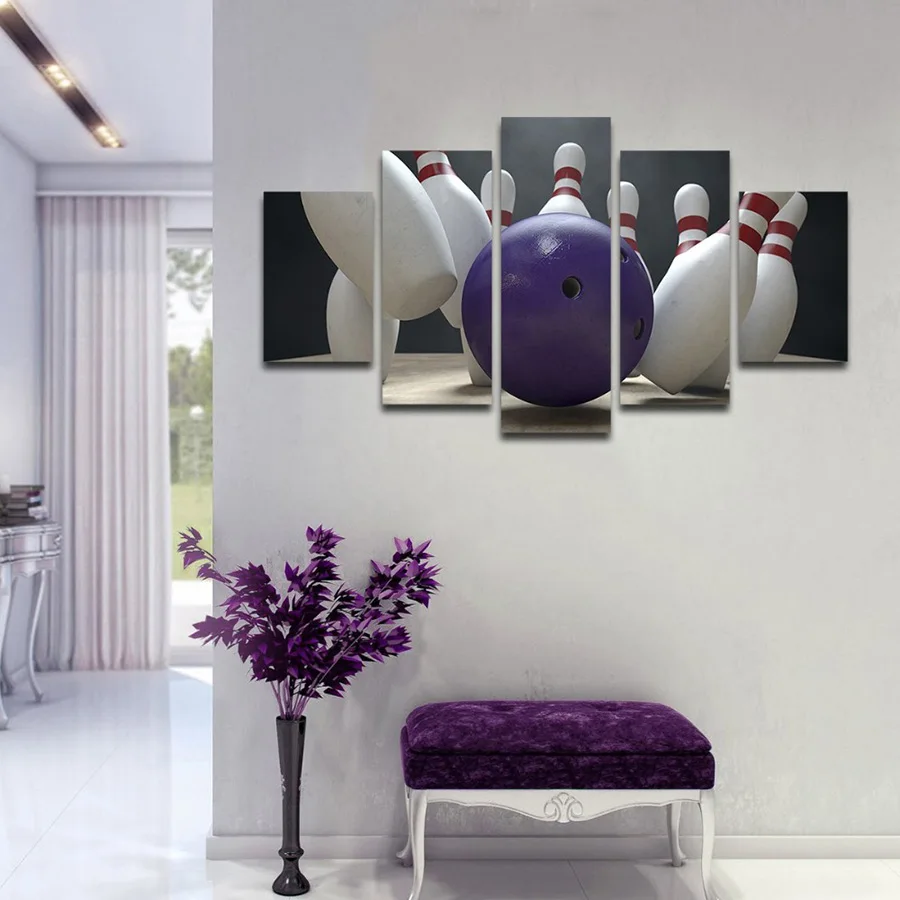 Modular Canvas Pictures 5 Pieces Bowling Ball Sports Paintings Artworks Modern HD Prints Poster Living Room Decor Wall Art Frame
Modular Canvas Pictures 5 Pieces Bowling Ball Sports Paintings Artworks Modern HD Prints Poster Living Room Decor Wall Art Frame