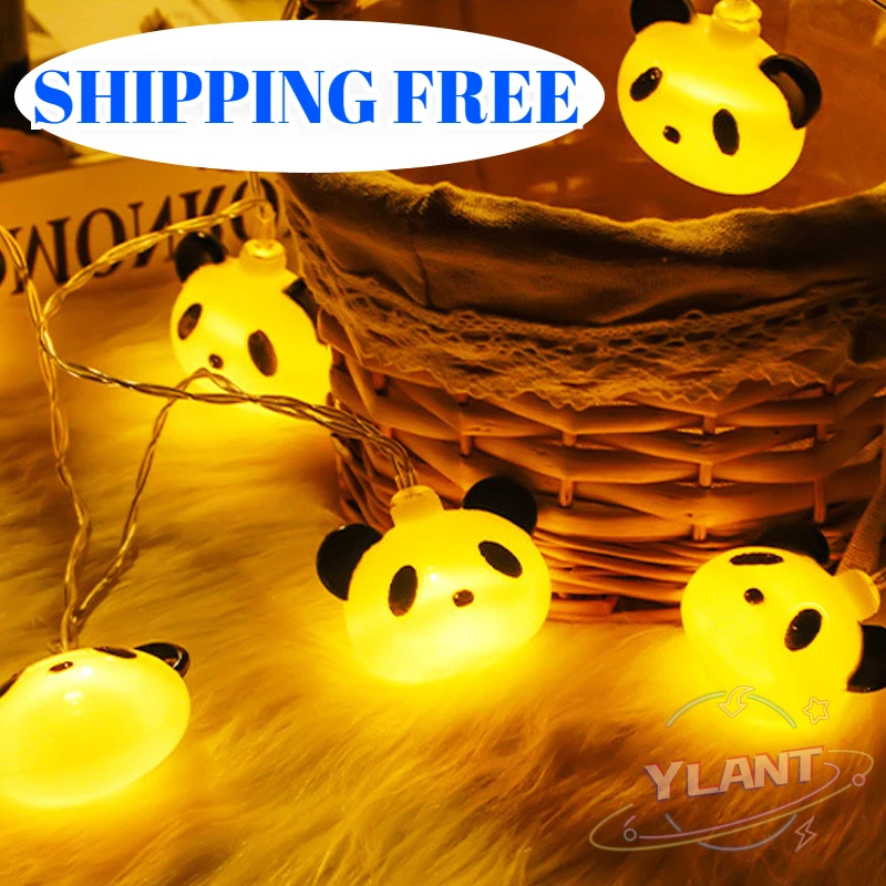 Cute Panda Head LED Light String Patio Lights for Children's Room Christmas Light Night Light Toy Lamp house Decoration Gifts
Cute Panda Head LED Light String Patio Lights for Children's Room Christmas Light Night Light Toy Lamp house Decoration Gifts