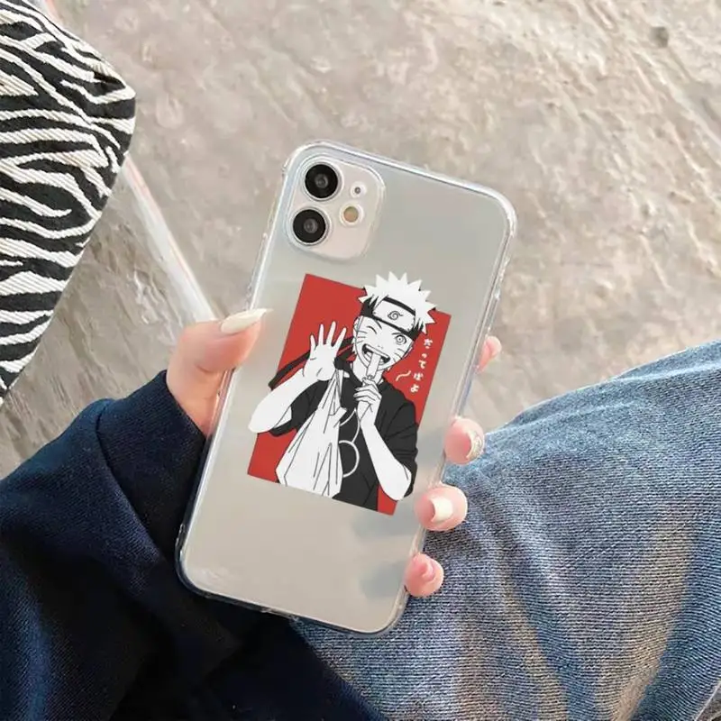 Anime Uzumaki Naruto sasuke kakashi Phone Case Transparent for iPhone 11 12 mini pro XS MAX 8 7 6 6S Plus X 5S SE 2020 XR
Anime Uzumaki Naruto sasuke kakashi Phone Case Transparent for iPhone 11 12 mini pro XS MAX 8 7 6 6S Plus X 5S SE 2020 XR