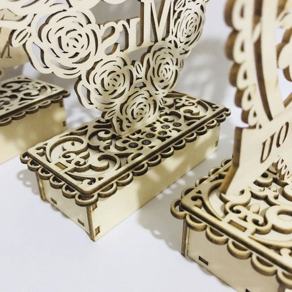 Wooden LED Night Light Bridal Mr&Mrs Romantic LED Night Light Rustic Party Favor Wedding Ornament Valentine's Day Gift Supplies
Wooden LED Night Light Bridal Mr&Mrs Romantic LED Night Light Rustic Party Favor Wedding Ornament Valentine's Day Gift Supplies