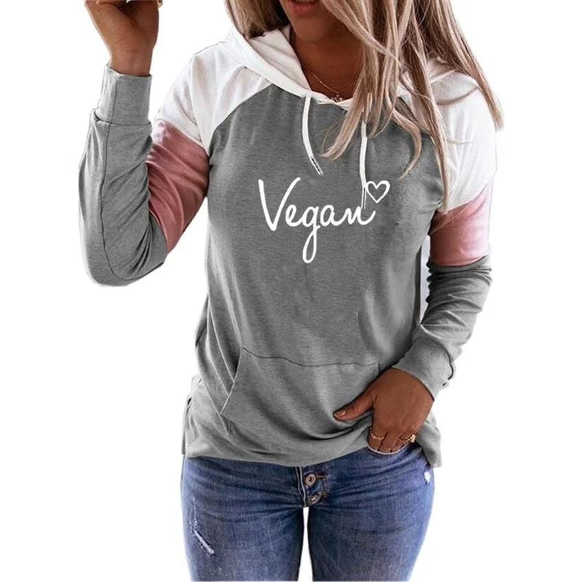 Hoodies For Women Casual Long Sleeved Loose Casual Color Blocking Hooded Women Sweater Splicing Hoodies Vegan Print
Hoodies For Women Casual Long Sleeved Loose Casual Color Blocking Hooded Women Sweater Splicing Hoodies Vegan Print