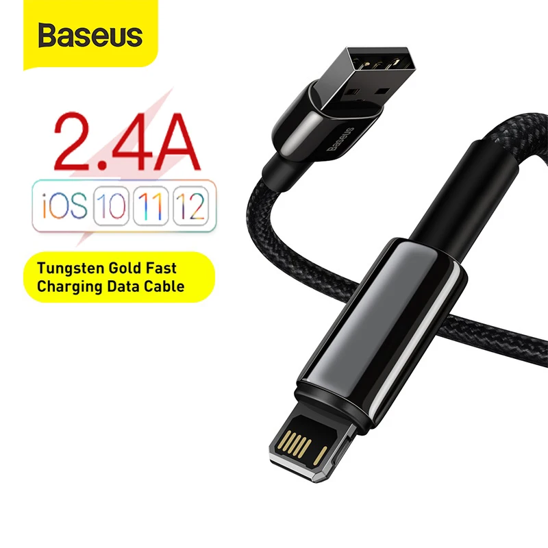 Baseusx 2.4A USB Cable For iPhone 12 Pro Max Fast Charging Cable for iPhone 11 XR Xs X ast Data Charging Charger USB Wire 
Baseusx 2.4A USB Cable For iPhone 12 Pro Max Fast Charging Cable for iPhone 11 XR Xs X ast Data Charging Charger USB Wire
