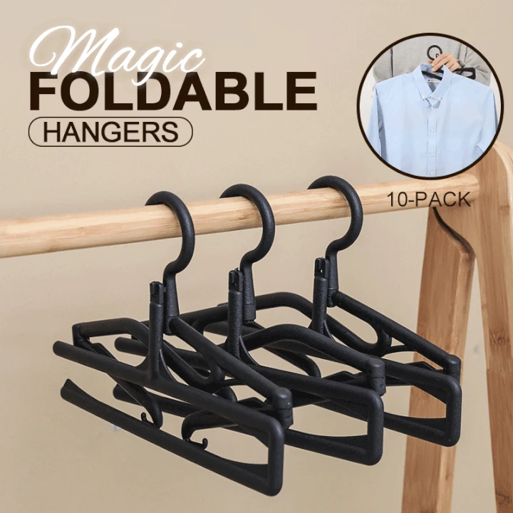 10 Pack Magic Foldable Hangers Clothes Drying Rack Storage Hangers Wardrobe Organizer
10 Pack Magic Foldable Hangers Clothes Drying Rack Storage Hangers Wardrobe Organizer