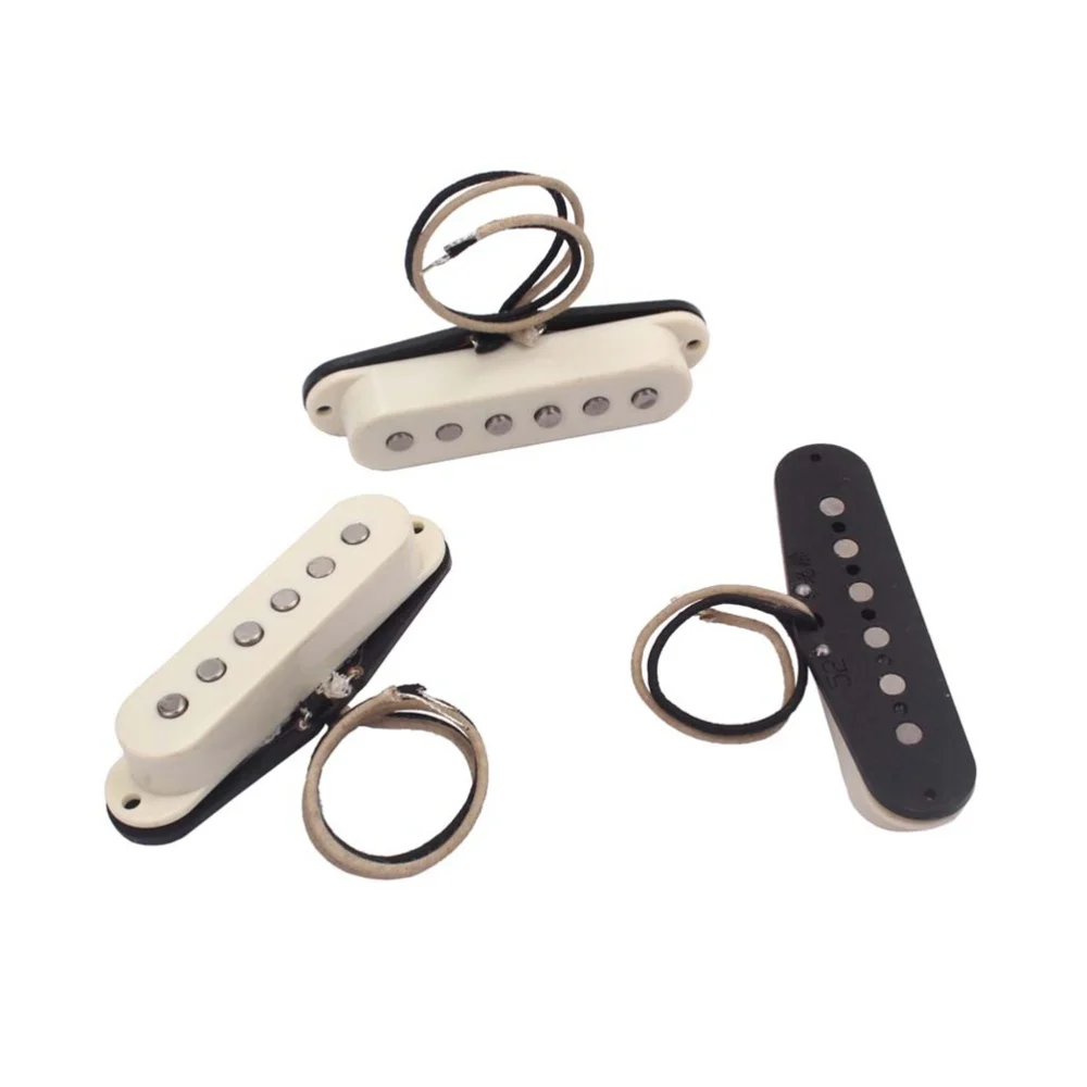 Vintage Alnico V Single Coil Pickups Standard SSS Neck/Middle/Bridge Pickup Set for ST Strat Stratocaster Electric Guitar Parts
Vintage Alnico V Single Coil Pickups Standard SSS Neck/Middle/Bridge Pickup Set for ST Strat Stratocaster Electric Guitar Parts