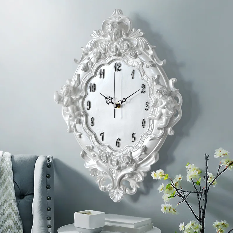 European angel wall clock Resin Rose Flower and watches Classic For style living room bedroom mute Cupid resin angel clock gift
European angel wall clock Resin Rose Flower and watches Classic For style living room bedroom mute Cupid resin angel clock gift