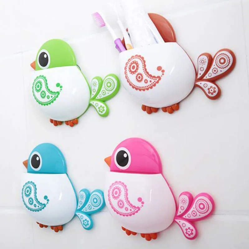 1 PC Bathroom Accessories Plastic Home Storage Shelf Suction Cup Cartoon Bird Pattern Tooth Brush Holder Portable
1 PC Bathroom Accessories Plastic Home Storage Shelf Suction Cup Cartoon Bird Pattern Tooth Brush Holder Portable