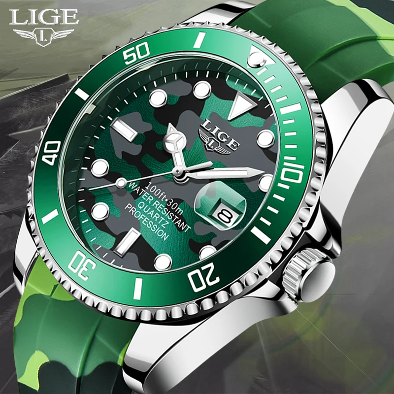 2022 Fashion Mens Watches LIGE Top Brand Luxury Silicone Sports Watch Men Quartz Clock Waterproof Luminous Wristwatches relogio
2022 Fashion Mens Watches LIGE Top Brand Luxury Silicone Sports Watch Men Quartz Clock Waterproof Luminous Wristwatches relogio