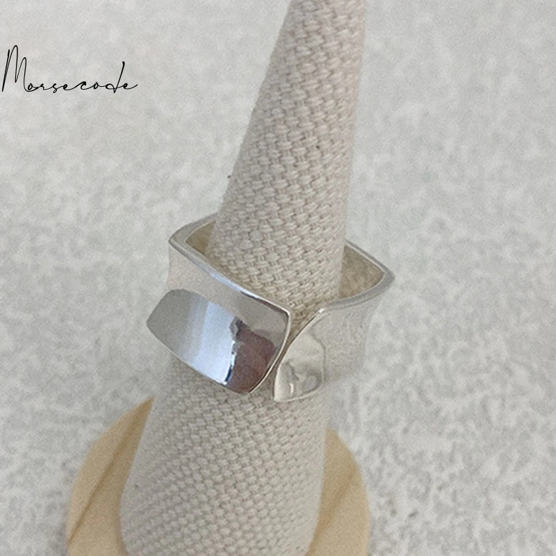 MORSE CODE Opening Finger Rings Fashion Simple Classic Width Geometric Handmade Jewelry Wedding Accessories 925 Sterling Silver
MORSE CODE Opening Finger Rings Fashion Simple Classic Width Geometric Handmade Jewelry Wedding Accessories 925 Sterling Silver