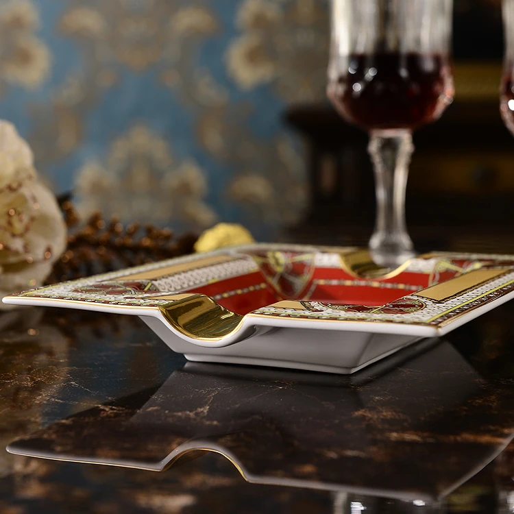Original Ashtray Bone China Cigar Holder Living Room Decoration Tray Gift For Boyfriend Desk Accessories Vintage Cigar Ashtray
Original Ashtray Bone China Cigar Holder Living Room Decoration Tray Gift For Boyfriend Desk Accessories Vintage Cigar Ashtray