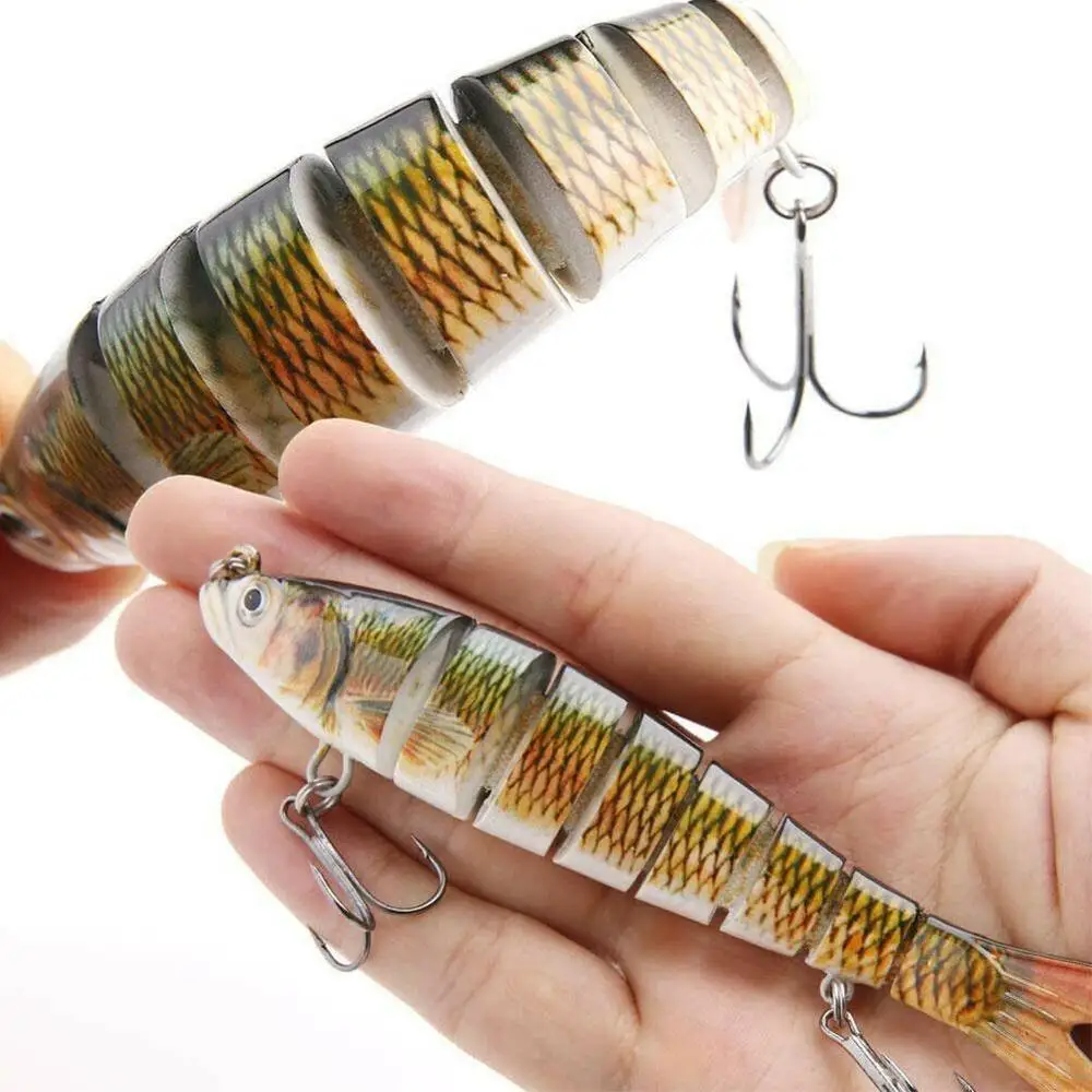 13.7cm 27g Sinking Wobblers 8 Segments Fishing Lures Multi Jointed Swim bait Artificial Hard Baits For Fishing bait Tackle Lures
13.7cm 27g Sinking Wobblers 8 Segments Fishing Lures Multi Jointed Swim bait Artificial Hard Baits For Fishing bait Tackle Lures