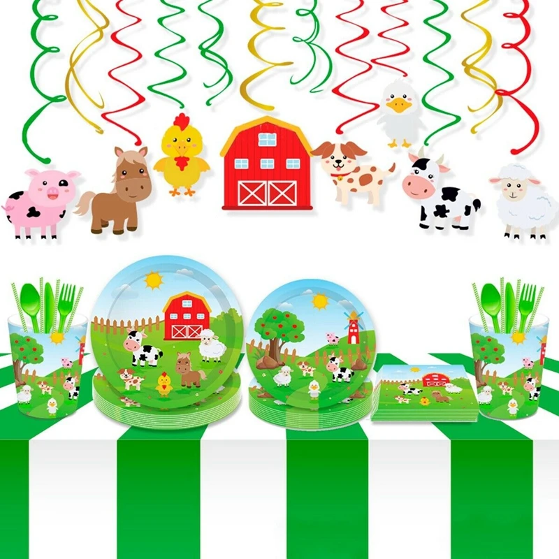 Farm Animals Disposable Tableware Set Paper Plate Cups Animals Birthday Party Decoration Kids Party Supplies Baby Shower
Farm Animals Disposable Tableware Set Paper Plate Cups Animals Birthday Party Decoration Kids Party Supplies Baby Shower