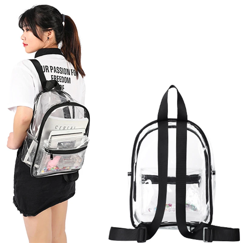 Transparent Waterproof PVC Bag for Women Ins Fashion College Students Transparent Sequin Bag Femme Backpacks School Bag 2021 New
Transparent Waterproof PVC Bag for Women Ins Fashion College Students Transparent Sequin Bag Femme Backpacks School Bag 2021 New