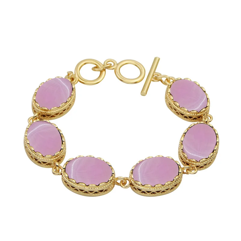 4 Colors Synthetic Opal Bracelet For Women Gold Color Fashion Pink White Blue Stone Fashion Women Bangle
4 Colors Synthetic Opal Bracelet For Women Gold Color Fashion Pink White Blue Stone Fashion Women Bangle