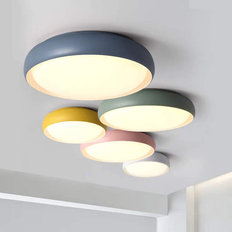 LED Ceiling Lamp Tri-color Dimming Macaron Chandelier Nordic Bedroom Pumpkin Lamp Home Living Room Modern Minimalist Round Lamp
LED Ceiling Lamp Tri-color Dimming Macaron Chandelier Nordic Bedroom Pumpkin Lamp Home Living Room Modern Minimalist Round Lamp