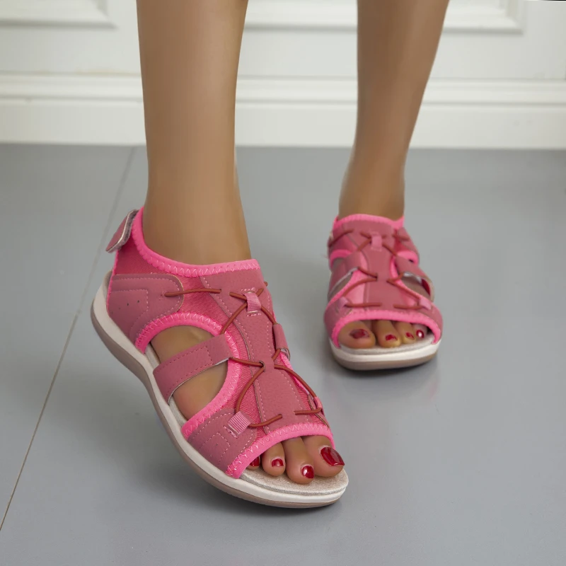 Ladies Breathable Flat Casual Comfortable Sandals Fashion Shoes Summer Plus Size Gladiator Sandals 2021 open toe shoes 44
Ladies Breathable Flat Casual Comfortable Sandals Fashion Shoes Summer Plus Size Gladiator Sandals 2021 open toe shoes 44