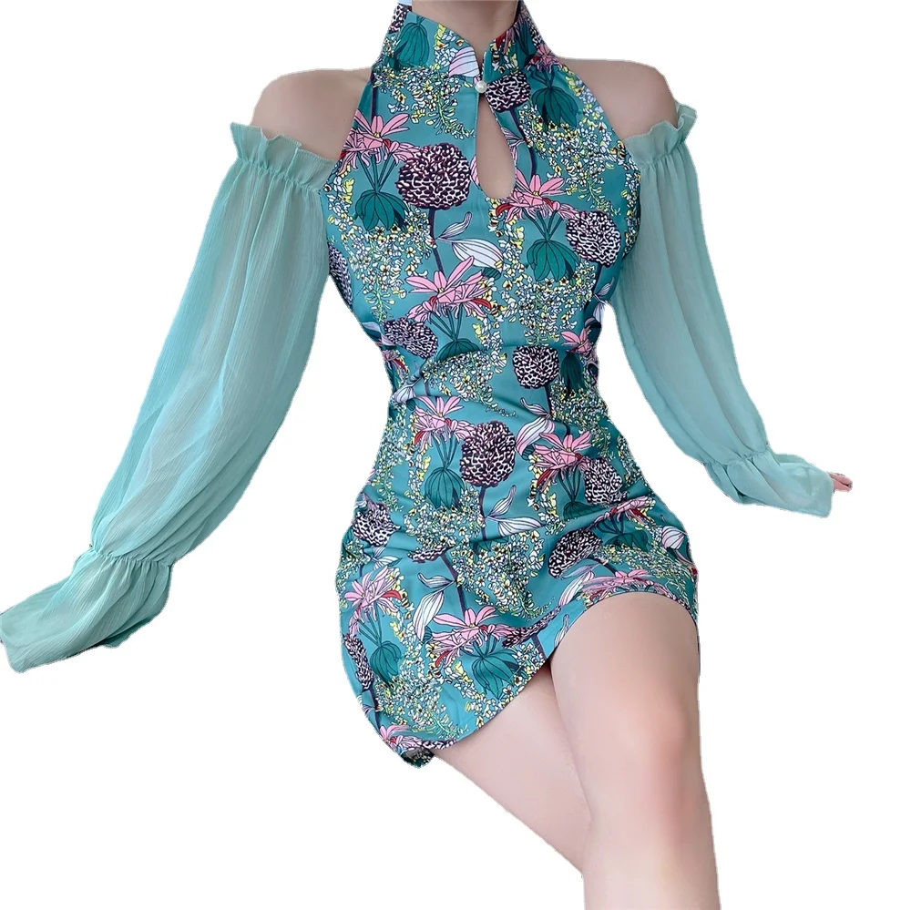 Fashion Girls Floral Mini Dresses Summer Women Sexy Cute Dressessummer 2022 Vestido Feminino Women Cheongsam Green Dress
Fashion Girls Floral Mini Dresses Summer Women Sexy Cute Dressessummer 2022 Vestido Feminino Women Cheongsam Green Dress