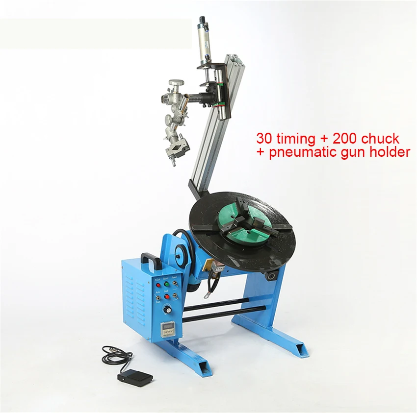 HD-30 Timing Welding Positioner Automatic Rotating Worktable Chuck Welding Table Tube Welder + 200 Chuck + Pneumatic Gun Holder
HD-30 Timing Welding Positioner Automatic Rotating Worktable Chuck Welding Table Tube Welder + 200 Chuck + Pneumatic Gun Holder