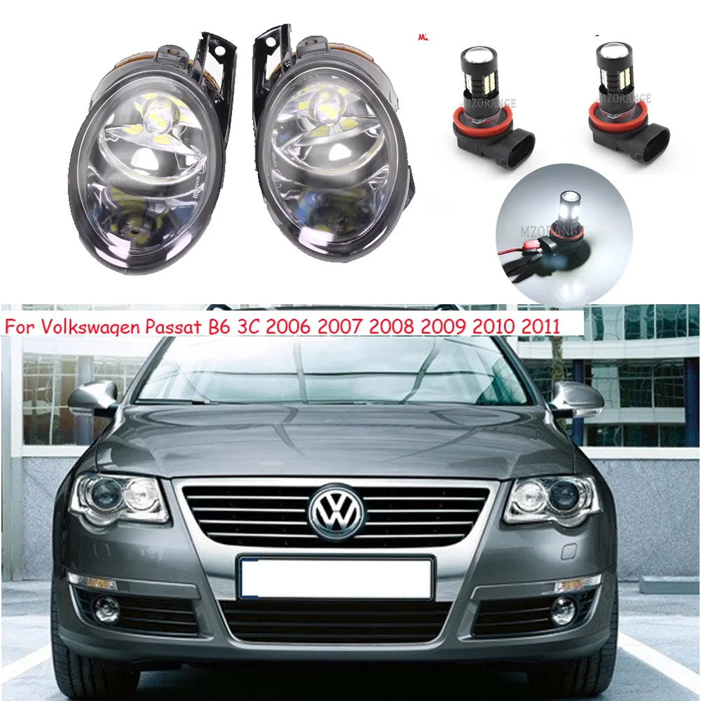 Туман светильник для Volkswagen Passat B6 3C 2006 2011 Автомобильный s головной светодиодный