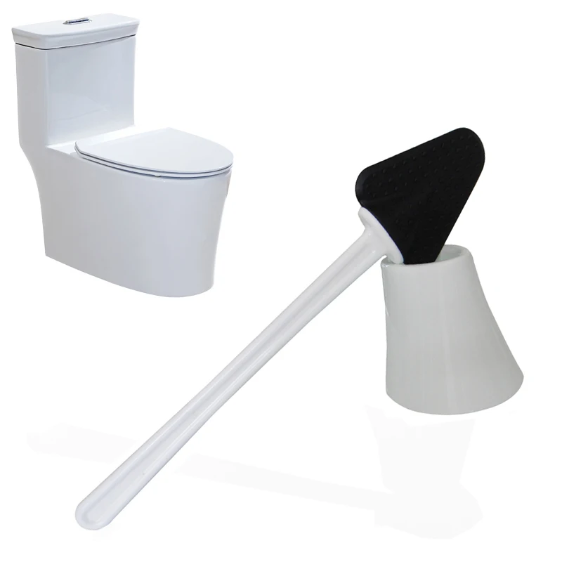 HHYUKIMI Rubber Bathroom Toilet Brush Kitchen Cleaning Brush/Toilet spear Cleaning tools/Creative Rubber toilet clean scrape
HHYUKIMI Rubber Bathroom Toilet Brush Kitchen Cleaning Brush/Toilet spear Cleaning tools/Creative Rubber toilet clean scrape