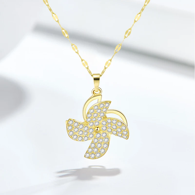 Korea Fashion Lucky Windmill Pendant Necklaces for women Stainless Steel female jewelry Neck Chain Cheap Items free shipping
Korea Fashion Lucky Windmill Pendant Necklaces for women Stainless Steel female jewelry Neck Chain Cheap Items free shipping