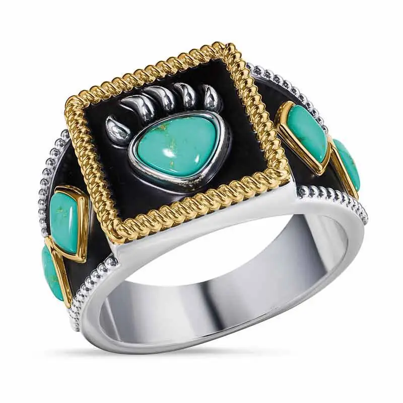 Classic Men Stainless Steel Unique Viking Bear Claw Rings Biker Rings Vintage Punk Men's Turquoise Ring Fashion Jewelry
Classic Men Stainless Steel Unique Viking Bear Claw Rings Biker Rings Vintage Punk Men's Turquoise Ring Fashion Jewelry