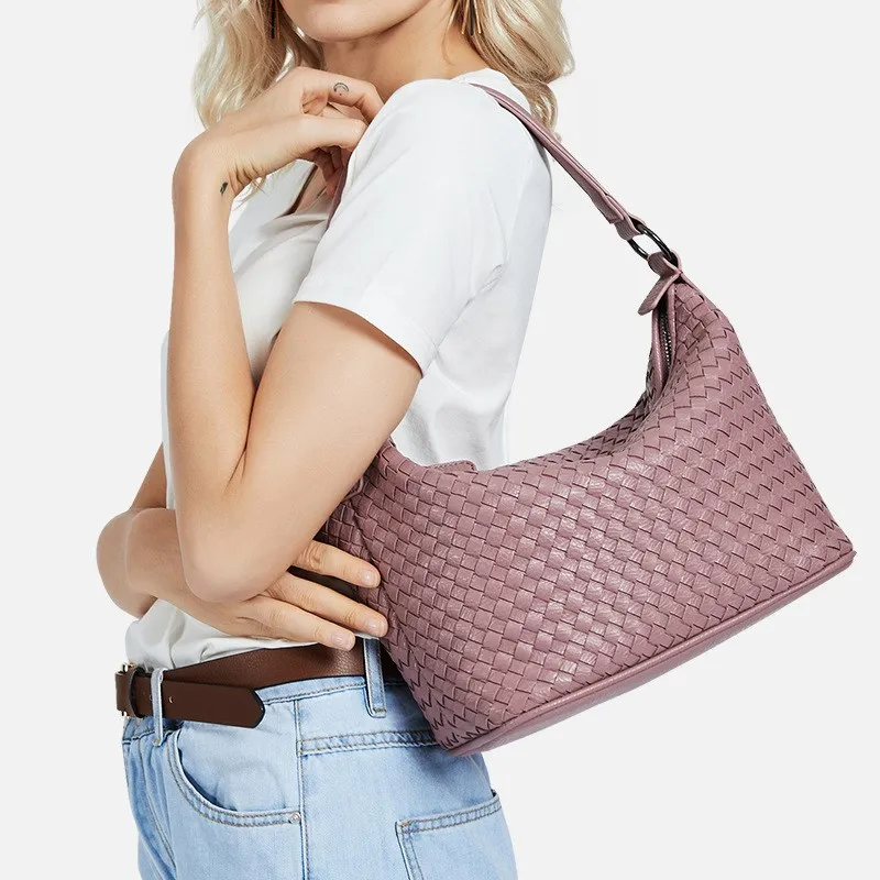 Bag Women 2020 New Woven Women's Shoulder Bag Niche Designer High Quality Women Purse and Handbags Large Capacity Casual Totes
Bag Women 2020 New Woven Women's Shoulder Bag Niche Designer High Quality Women Purse and Handbags Large Capacity Casual Totes