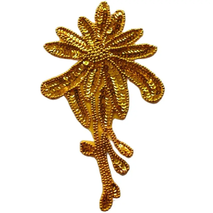 10 Pcs/Lot Sequined Headwear 3D Floral Applique Trims Beaded Embroidery Patches Flower Trims 14.5*25cm
10 Pcs/Lot Sequined Headwear 3D Floral Applique Trims Beaded Embroidery Patches Flower Trims 14.5*25cm