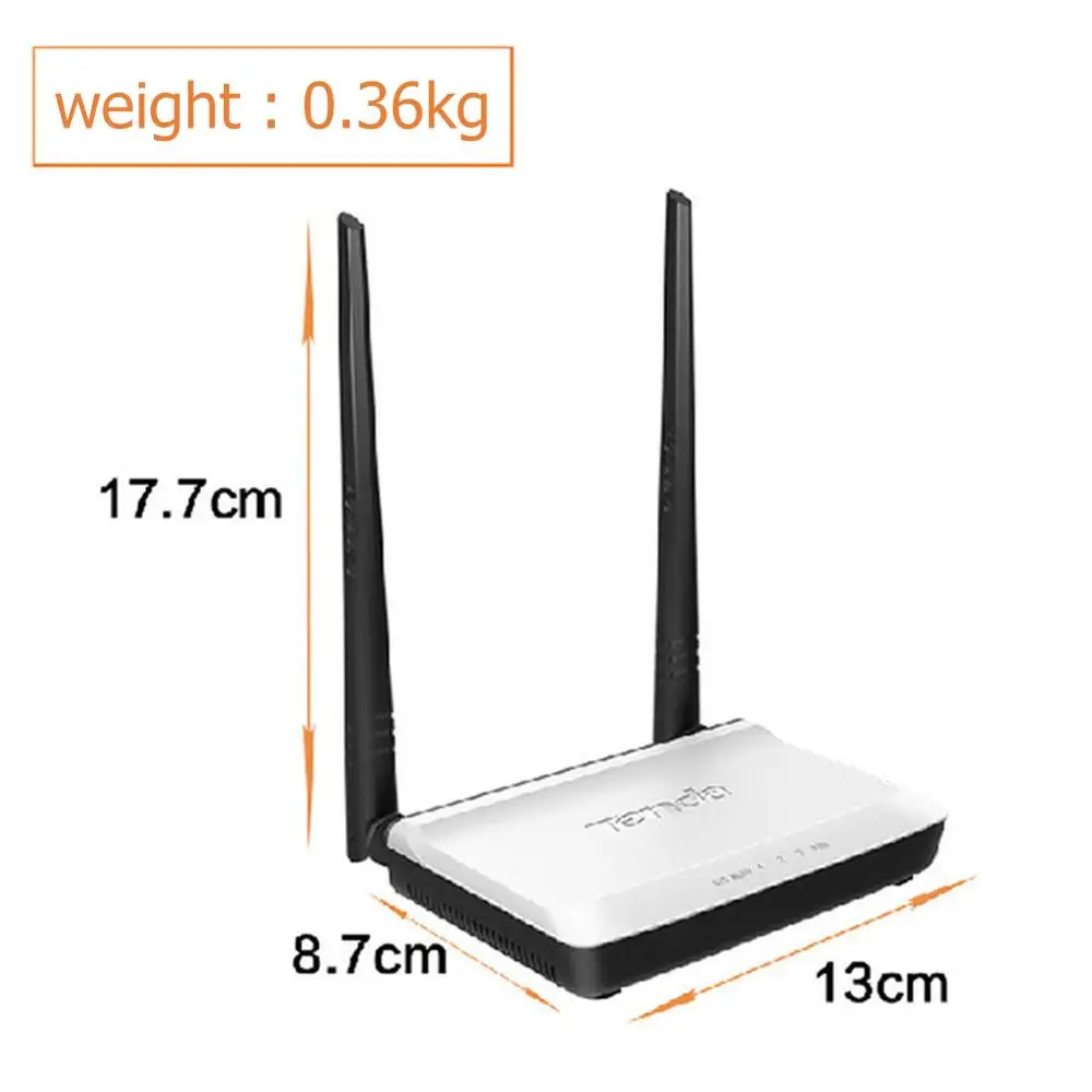 Tenda N300 300Mbps Home Wireless WiFi Router Repeater Booster Wireless AP+Switch+Firewall Integrated
Tenda N300 300Mbps Home Wireless WiFi Router Repeater Booster Wireless AP+Switch+Firewall Integrated