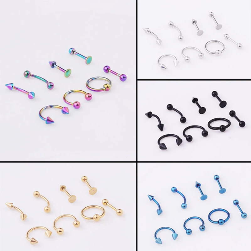 8pcs Set | Popular Mixed Style Wholesale Stainless Steel Eyebrow Lip Nose Nail Ring Body Piercing Jewelry
8pcs Set | Popular Mixed Style Wholesale Stainless Steel Eyebrow Lip Nose Nail Ring Body Piercing Jewelry