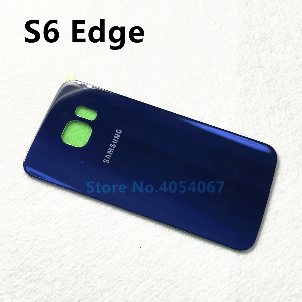 Rear Cover For Samsung Galaxy S6 G920 & Edge G925 Plus G928 Glass Back Battery Door Housing Case Replacement | Мобильные телефоны