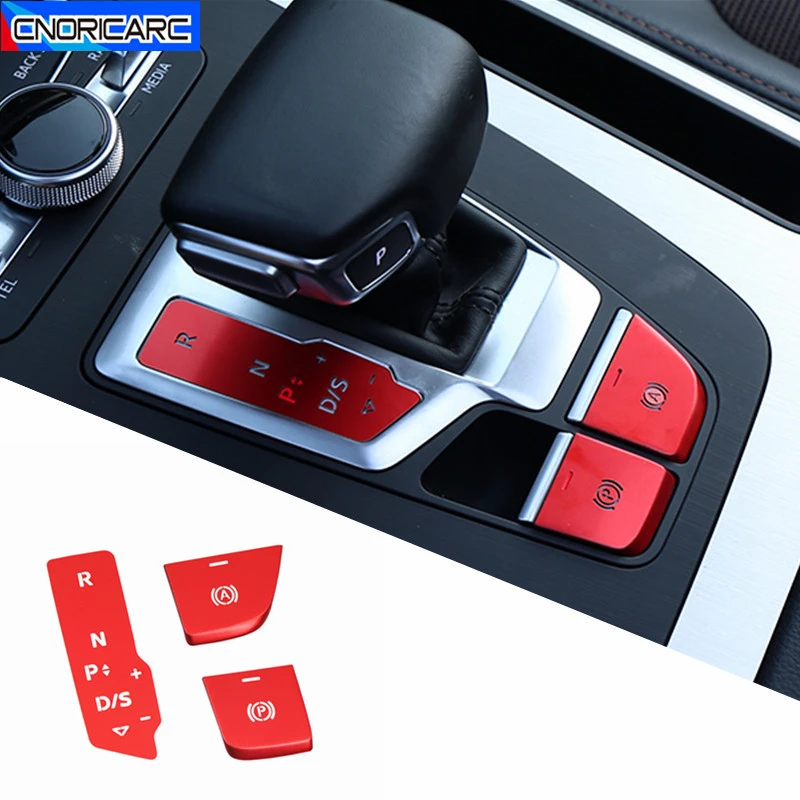 Car Styling Center Console Gear Shift Electronic Handbrake Buttons Sequins Trim For Audi Q5 2018-2020 LHD Interior Accessories 
Car Styling Center Console Gear Shift Electronic Handbrake Buttons Sequins Trim For Audi Q5 2018-2020 LHD Interior Accessories