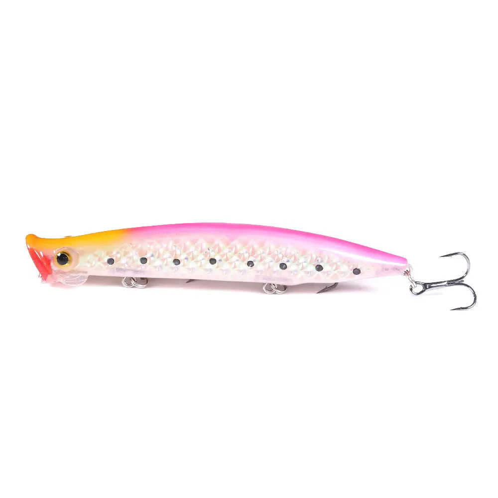 Fishing Lures 11cm 13g Topwater Popper Bait 6 Color Hard Bait Artificial Wobblers Plastic Fishing Tackle With 6# Hooks 1pcs
Fishing Lures 11cm 13g Topwater Popper Bait 6 Color Hard Bait Artificial Wobblers Plastic Fishing Tackle With 6# Hooks 1pcs
