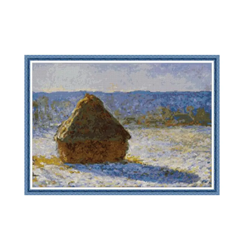 Monet-Grainstack, Snow Effect, Morning cross stitch kit aida 14ct 11ct count printed canvas stitches embroidery DIY handmade
Monet-Grainstack, Snow Effect, Morning cross stitch kit aida 14ct 11ct count printed canvas stitches embroidery DIY handmade