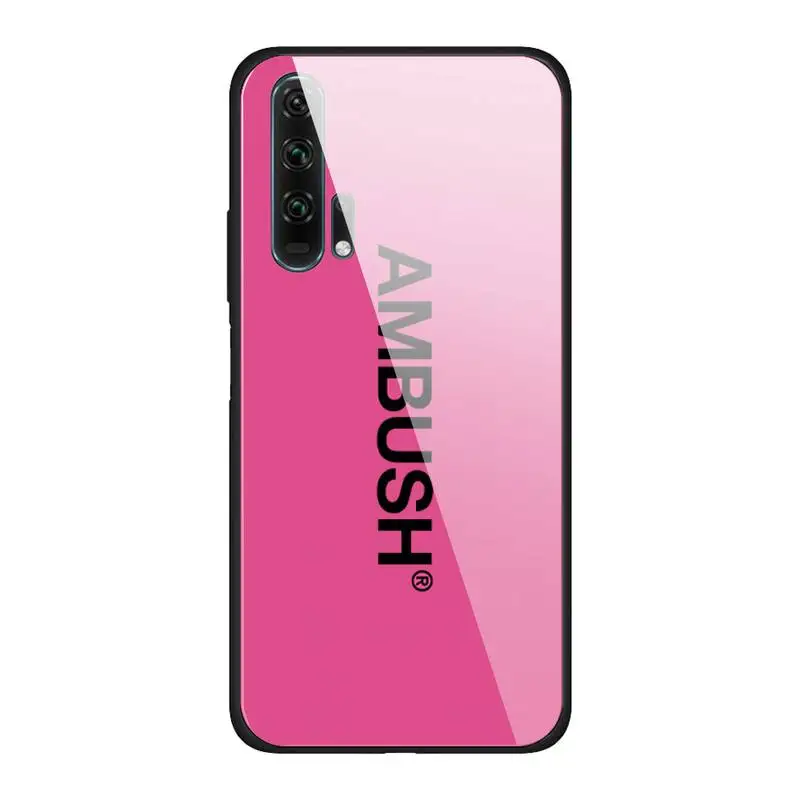 AMBUSH Japan Trend Brand Glass Phone Case Fundas for Huawei P20 Pro P30 Lite Mate 9 10 20 Pro Nova 3i 5 3E Cover Accessories 
AMBUSH Japan Trend Brand Glass Phone Case Fundas for Huawei P20 Pro P30 Lite Mate 9 10 20 Pro Nova 3i 5 3E Cover Accessories