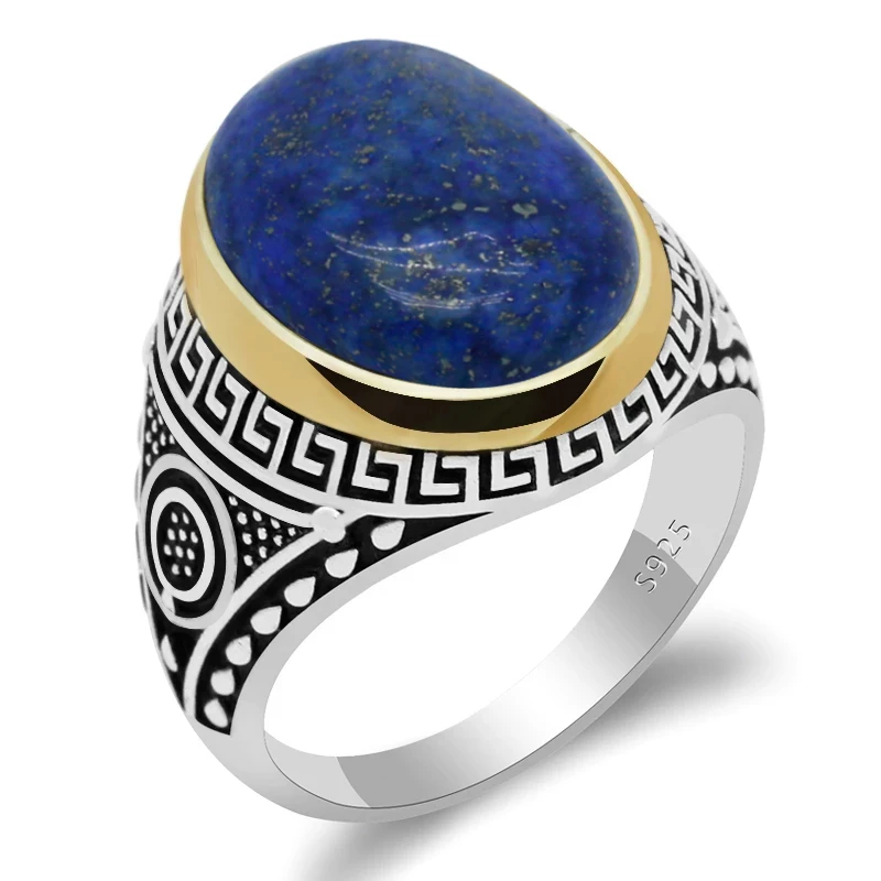 Кольцо мужское и женское из серебра турецкий аксессуар пробы, с натуральным лазуритом овальной формы
Кольцо мужское и женское из серебра турецкий аксессуар пробы, с натуральным лазуритом овальной формы