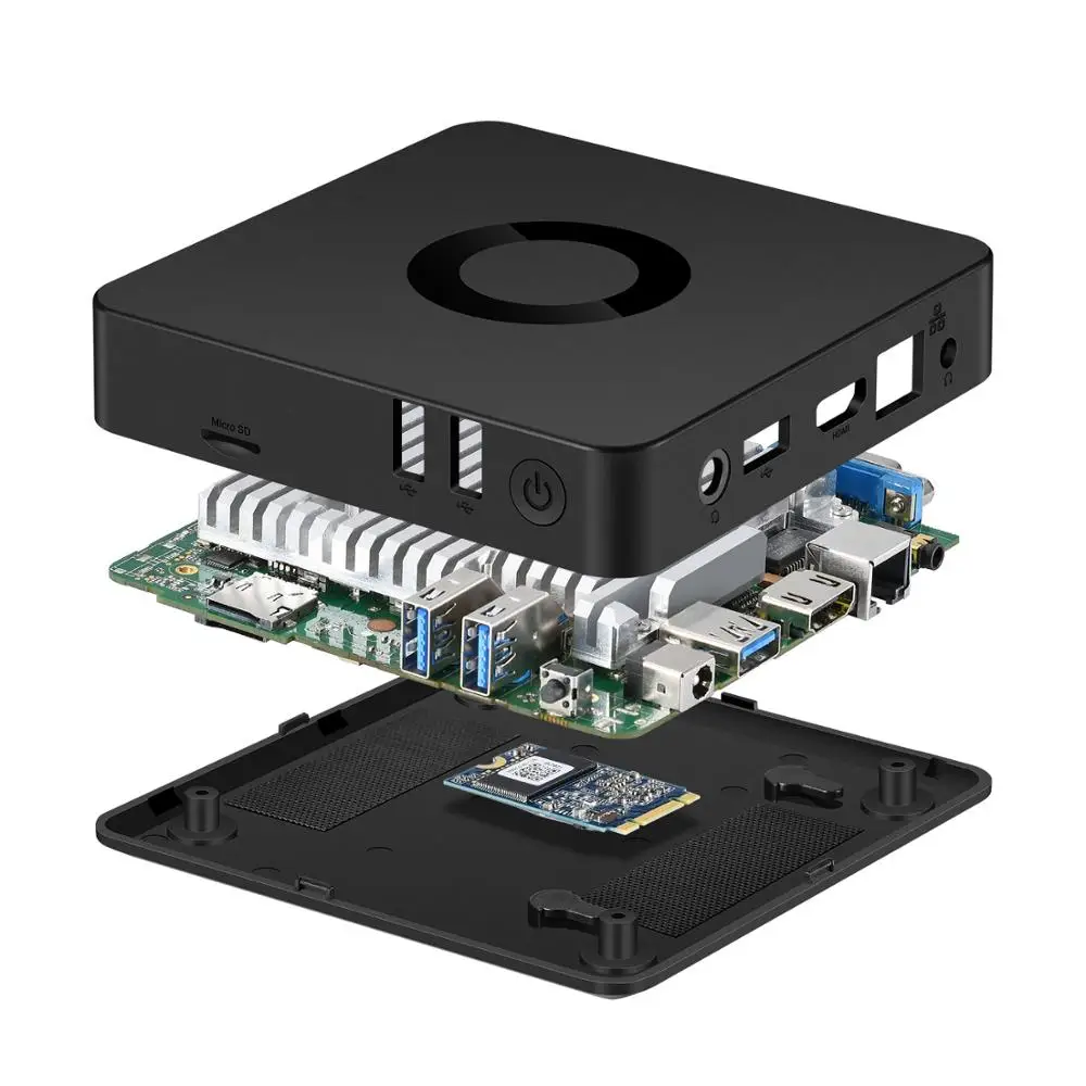 GL2 Fanless Gemini Lake N4100 Windows 10 Mini Desktop 4Gb 64Gb Support M.2 Hd/Vga Dual Display 1000M Lan Windows 10 Mini PC
GL2 Fanless Gemini Lake N4100 Windows 10 Mini Desktop 4Gb 64Gb Support M.2 Hd/Vga Dual Display 1000M Lan Windows 10 Mini PC
